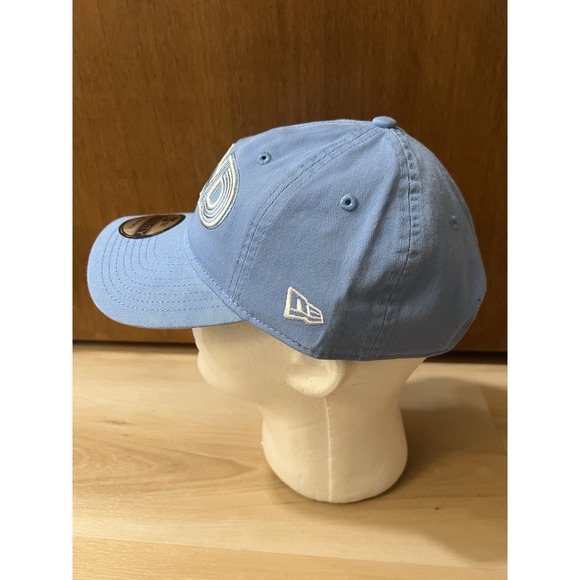 New Era The Land Hat Sky Blue Cleveland Baseball Adjustable Cavaliers 9Twenty - Picture 2 of 8